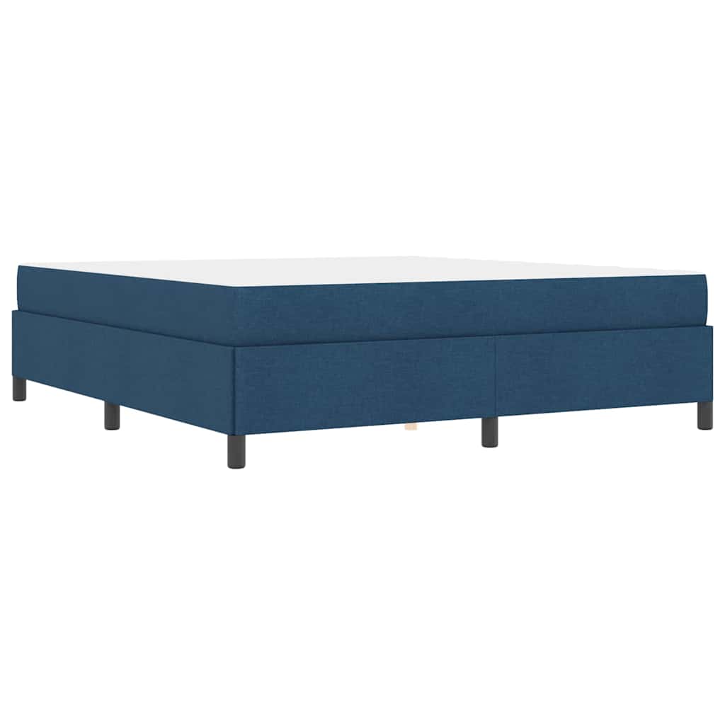 Boxspringbett Blau und Schwarz 180 x 200 cm
