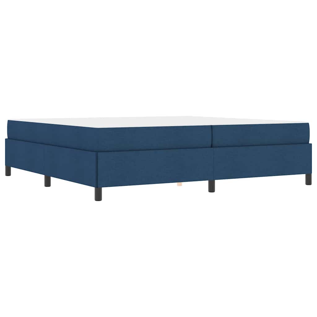 Boxspringbett Blau und Schwarz 200 x 200 cm