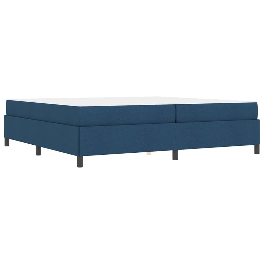Boxspringbett Blau und Schwarz 200 x 200 cm