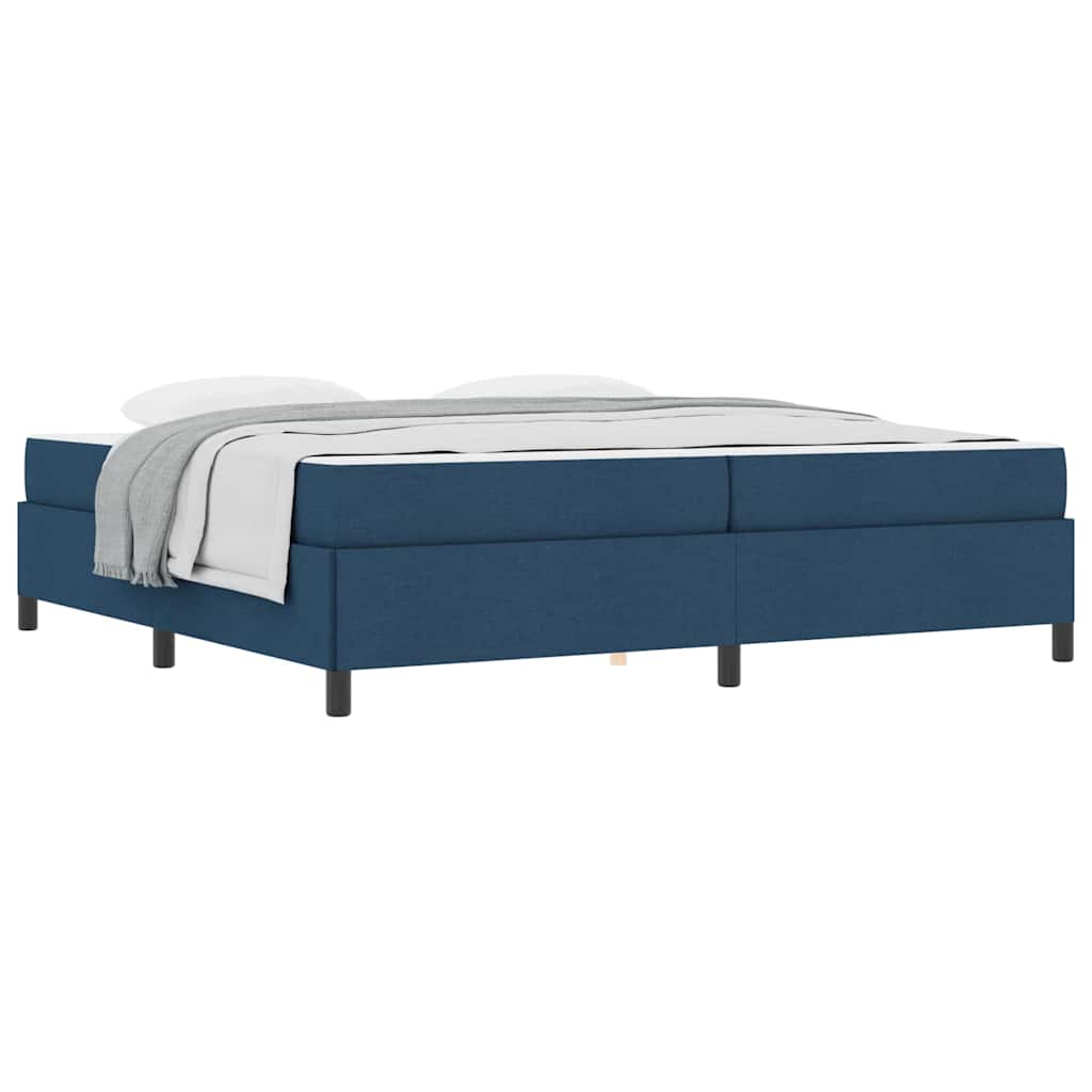 Boxspringbett Blau und Schwarz 200 x 200 cm