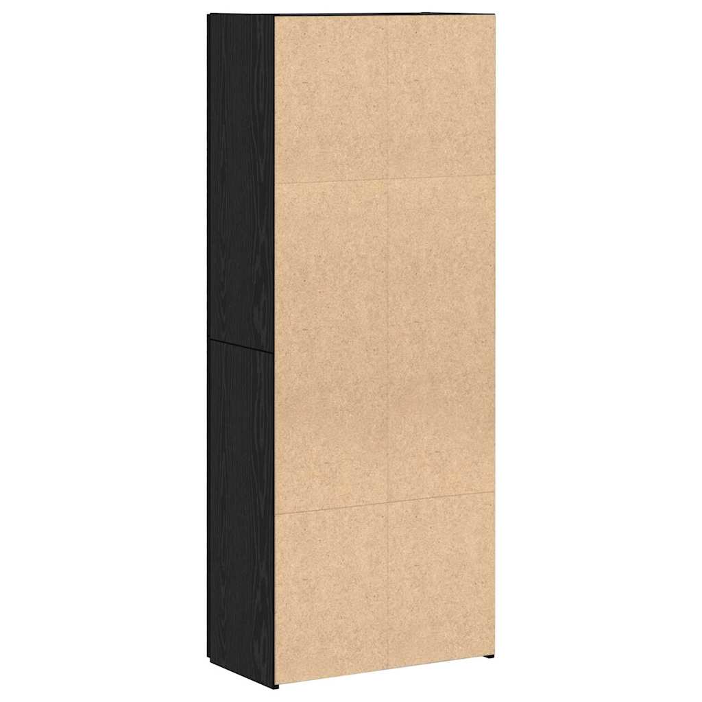Ensemble de déchiqueteurs de papier avec 2 matériaux en bois de chêne noir