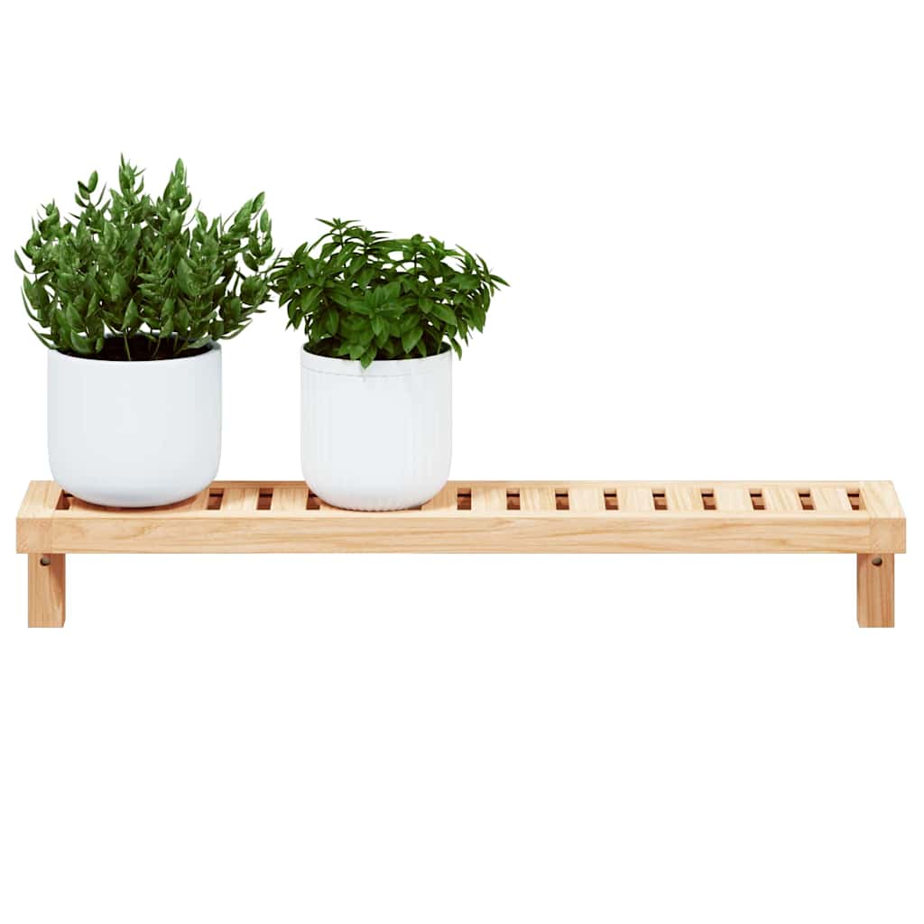 Wandhängeregal Beige 62 x 10 x 12.5 cm Massivholz Walnuss