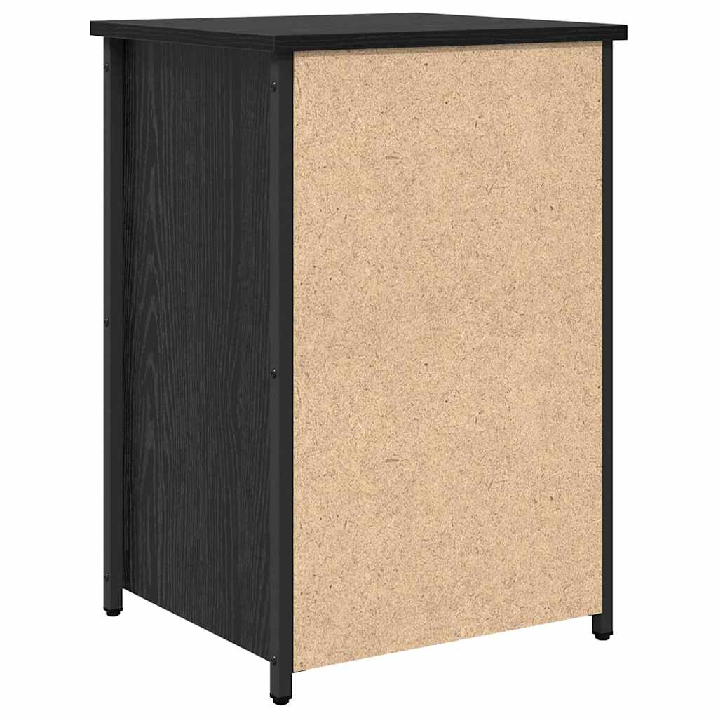 Nachttisch mit Schubladen Schwarze Eiche 40 x 36 x 60 cm