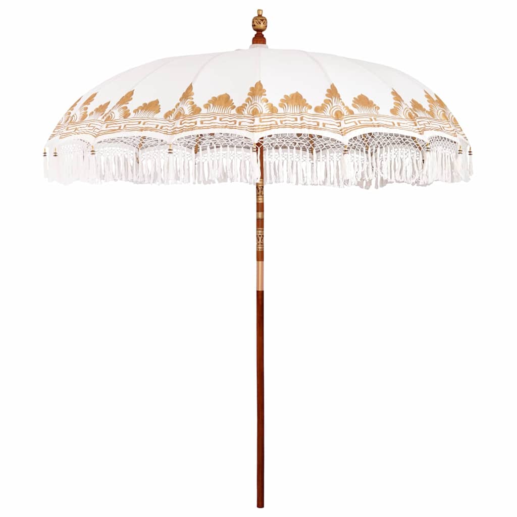 Balinesischer Sonnenschirm 260 Creme 210-220 cm