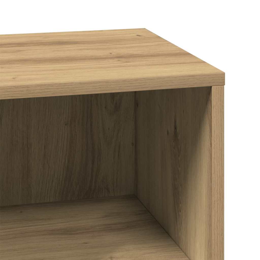 Badezimmer Schrank mit Regal Eiche handwerklich 80 x 33 x 60 cm