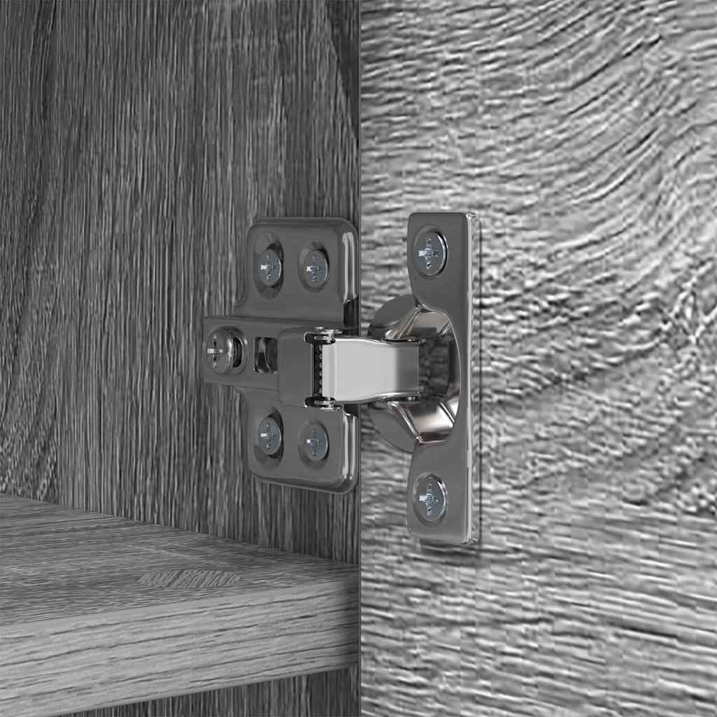 Wandmontierter Kleiderständer Grau Sonoma 50 x 20 x 30 cm