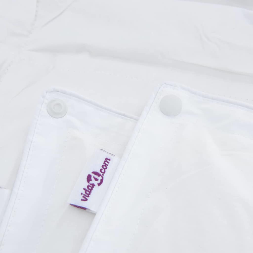 Bettdecke mit Kissen mit Kissen 2 pcs Weiß Daunen