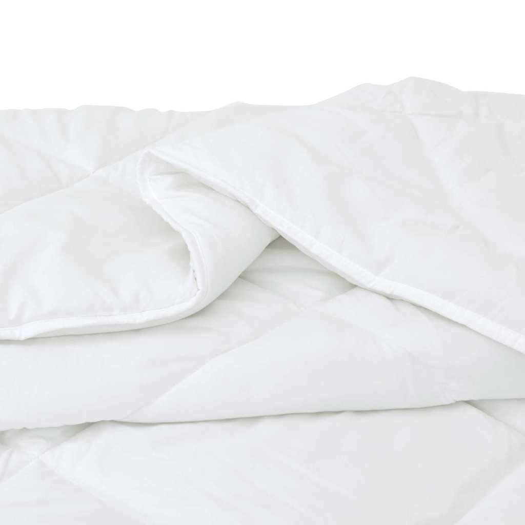 Sommerdecke mit Kissen 2 pcs Weiß Mikrofaser