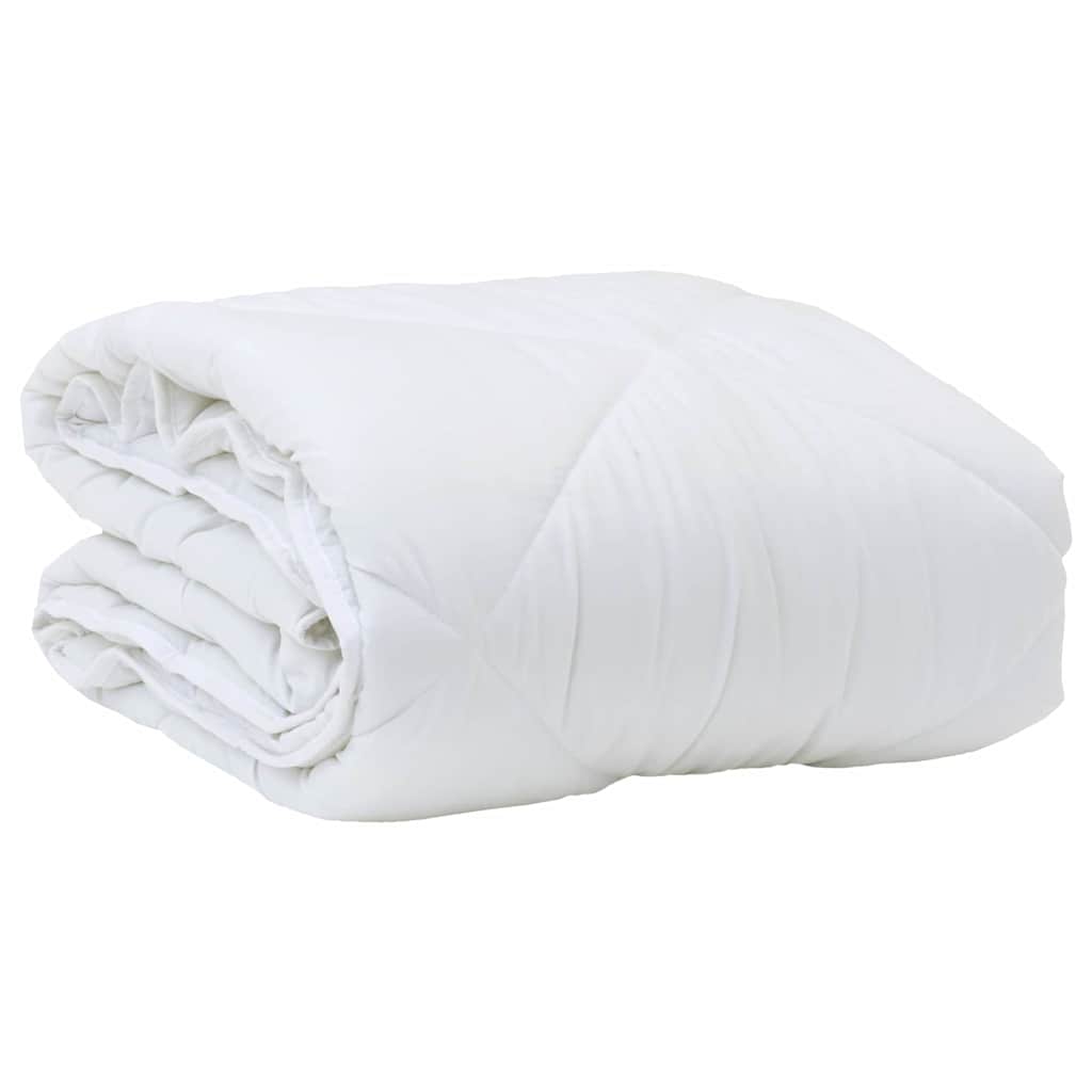 Sommerdecke mit Kissen 2 pcs Weiß Mikrofaser