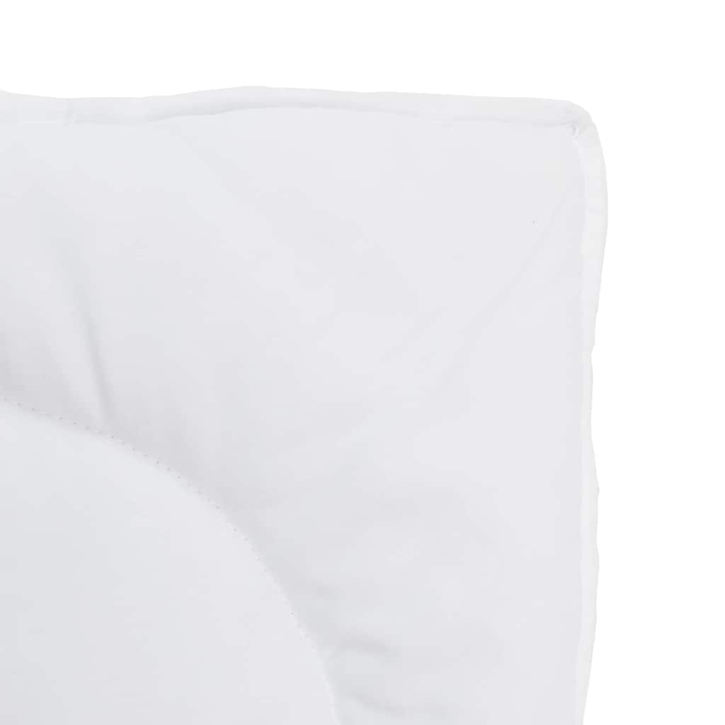 Sommerdecke mit Kissen 2 pcs Weiß Mikrofaser