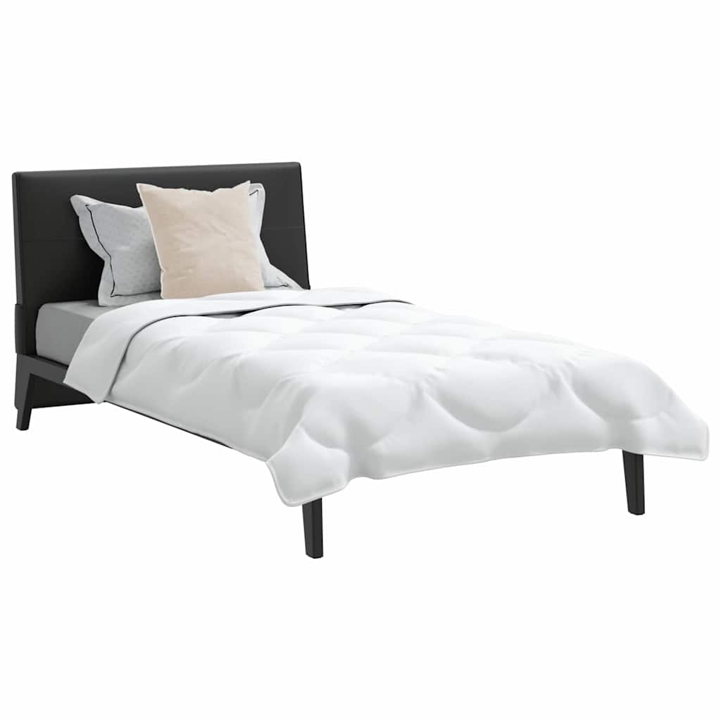 Steppbett mit Kissen 2 pcs Weiß 135 x 220 cm Mikrofaser