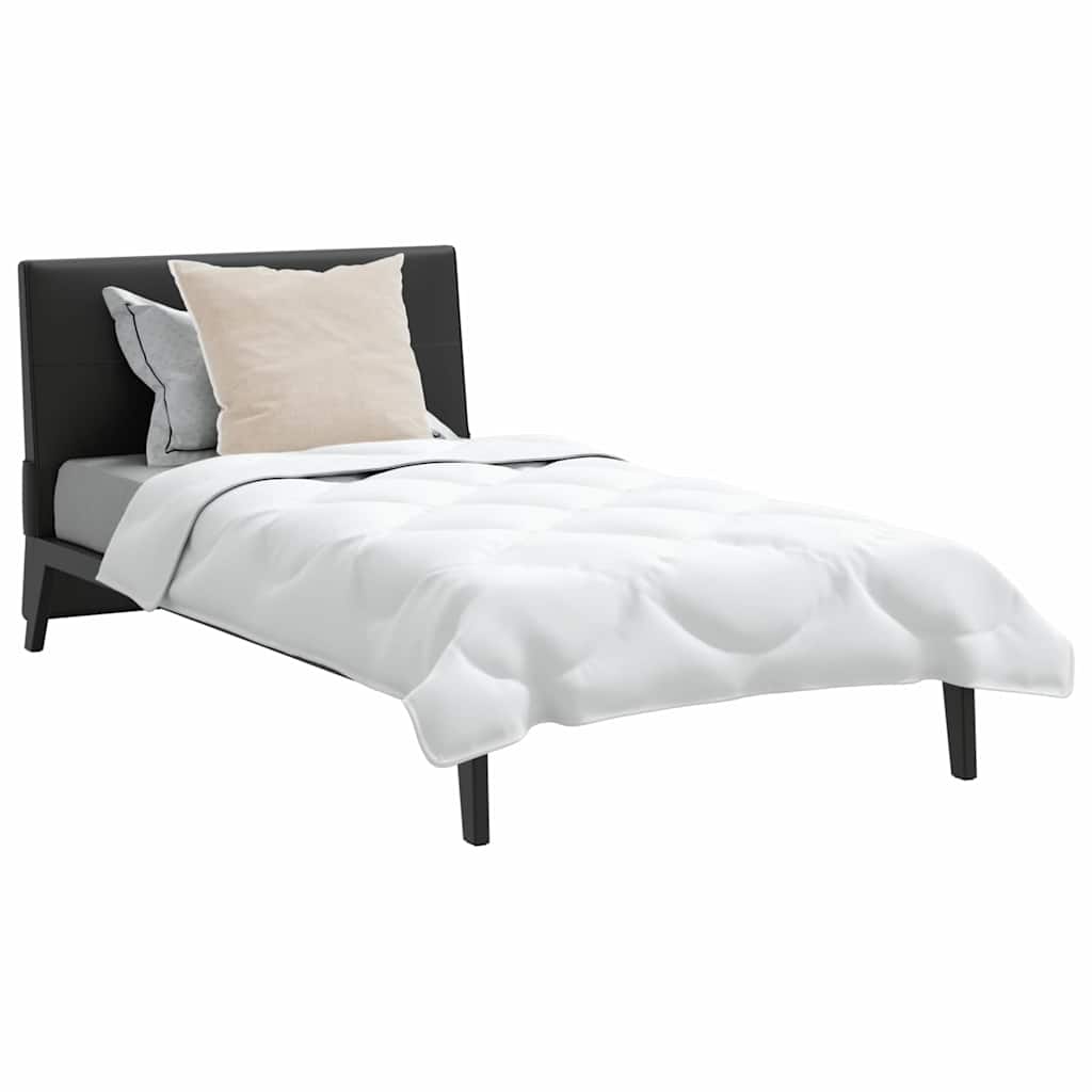 Steppbett mit Kissen 2 pcs Weiß 140 x 220 cm Mikrofaser