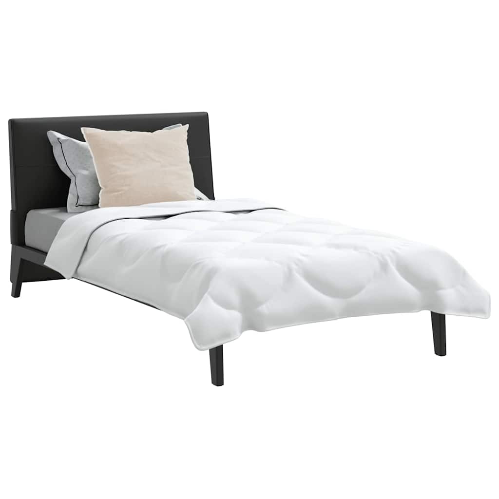 Steppbett mit Kissen 2 pcs Weiß 155 x 220 cm Mikrofaser