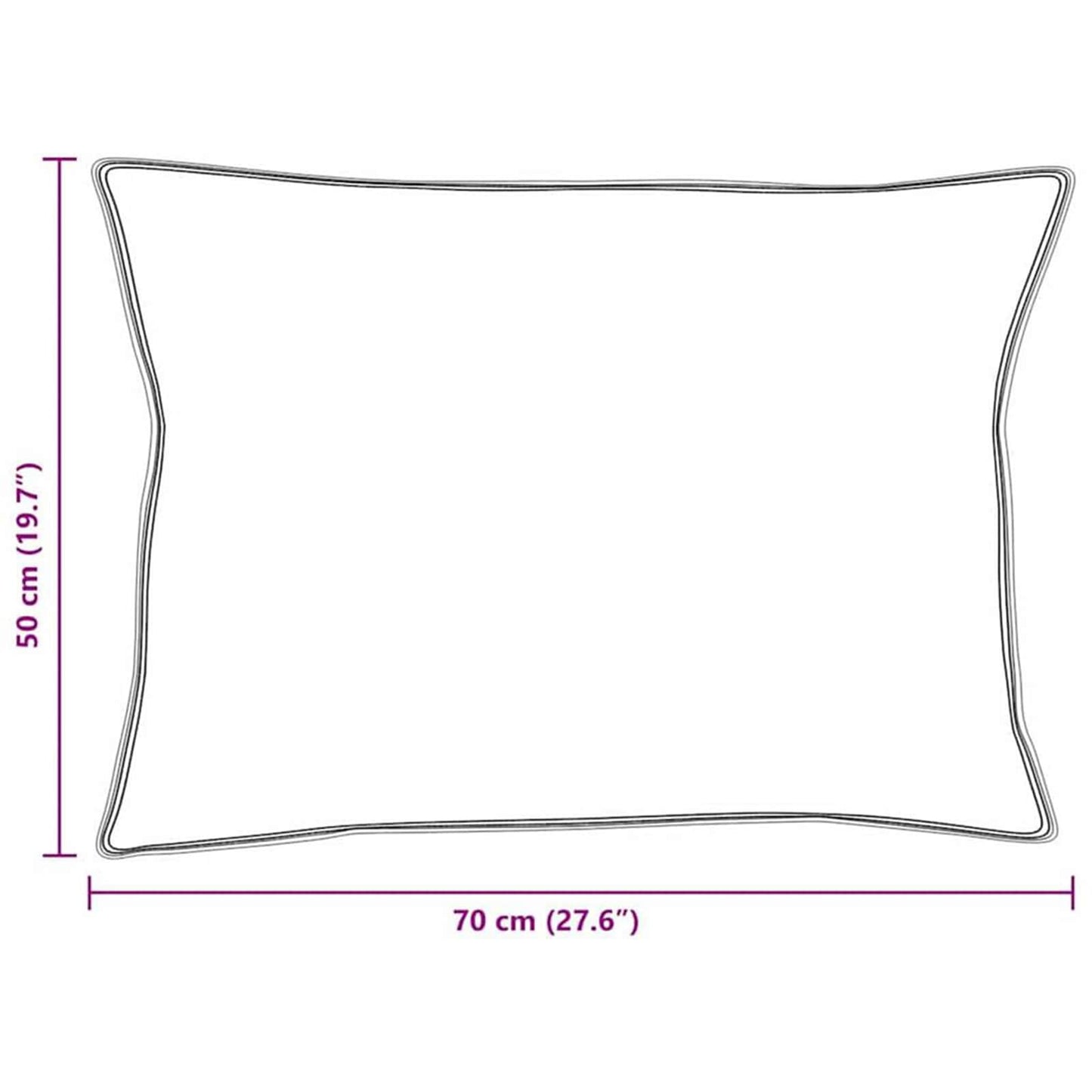 Winterbettdecke mit Kissen 3 stk. Weiß Down Feather