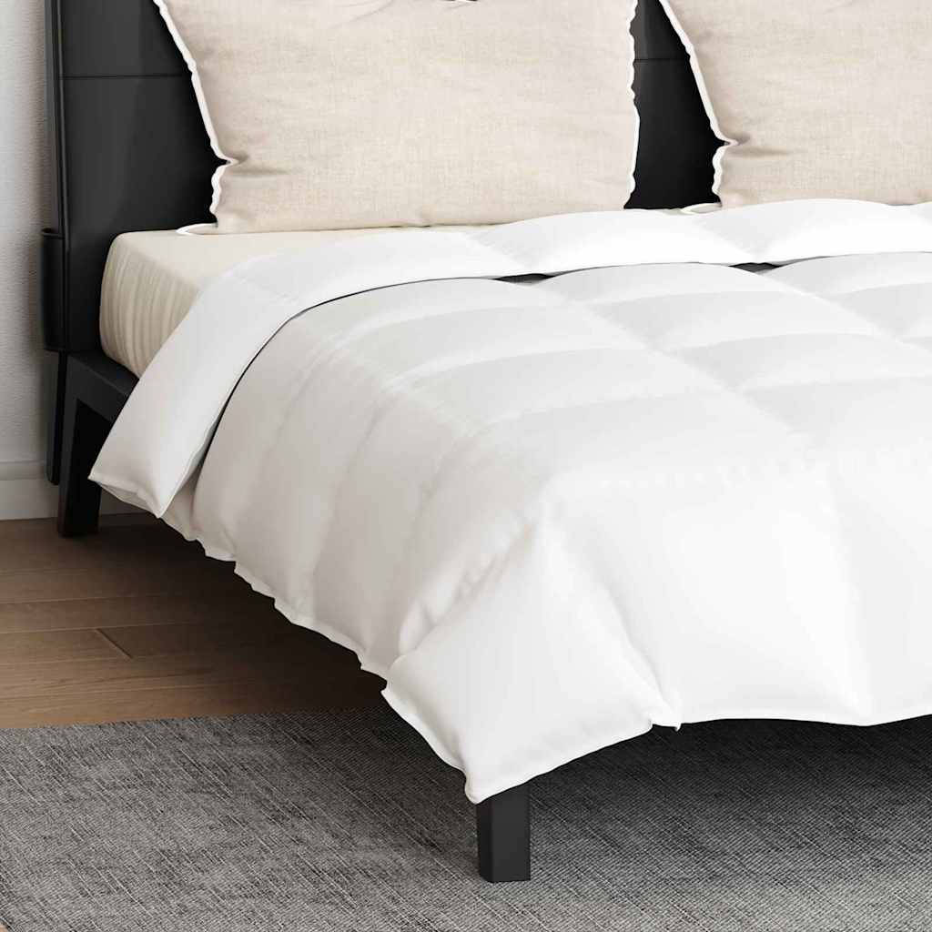 Bettdecke mit Kissen 3 pcs Weiß Daunen