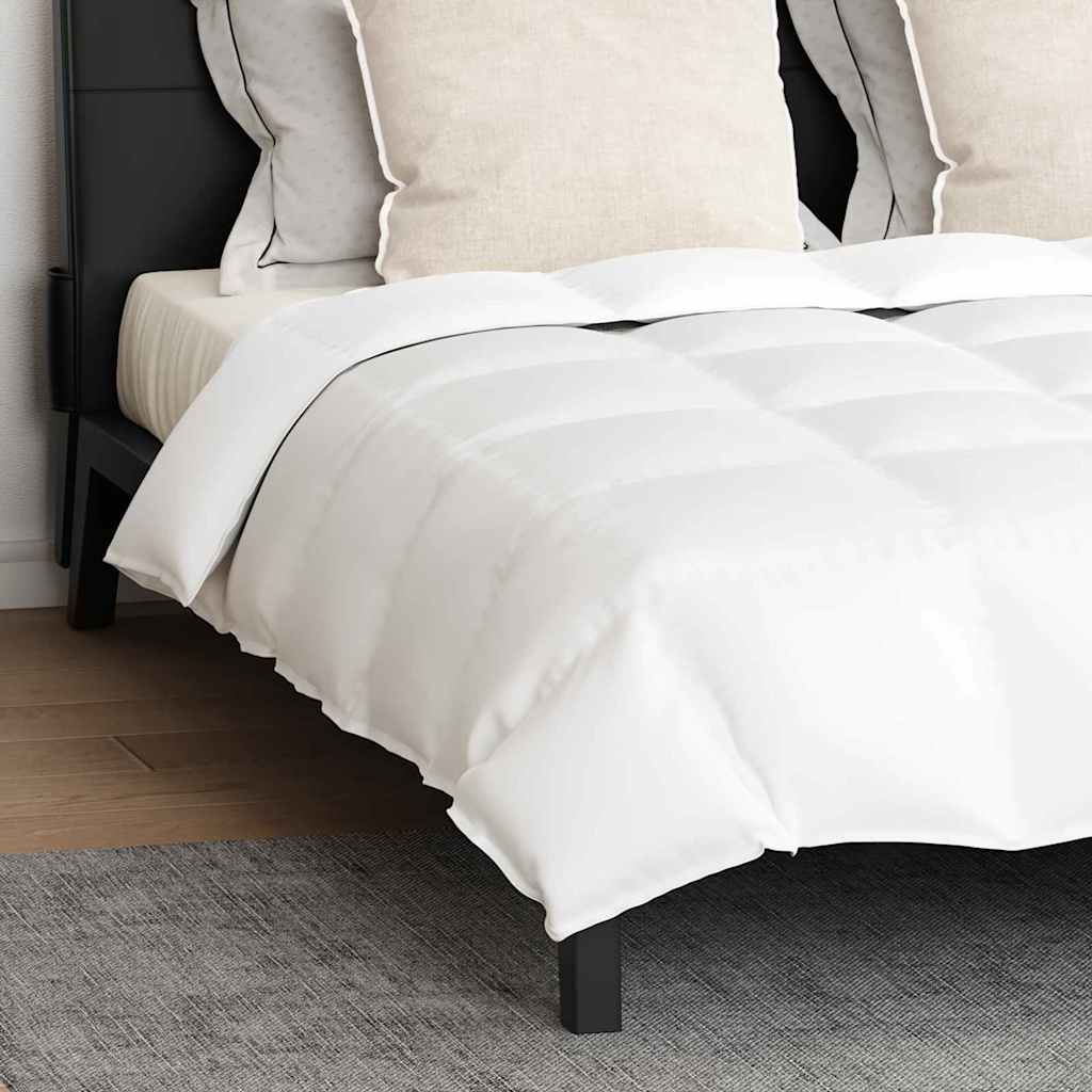 Bettdecke mit Kissen 3 pcs Weiß Daunen