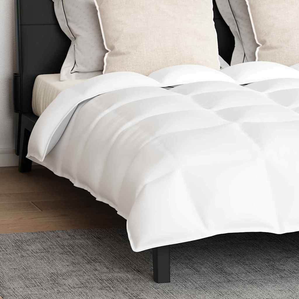 Bettdecken Set mit Kissen 3 pcs Weiß Baumwolle