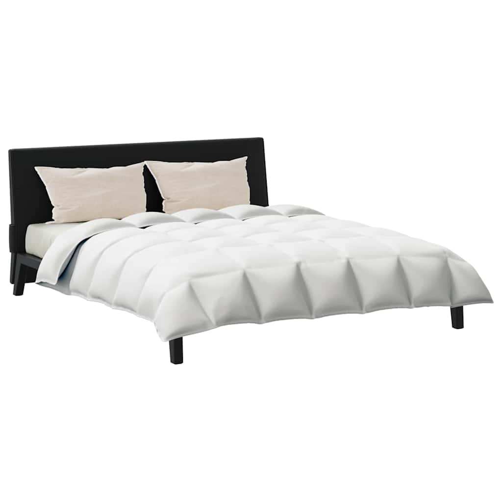 Bettdecken Set mit Kissen 3 pcs Weiß Baumwolle
