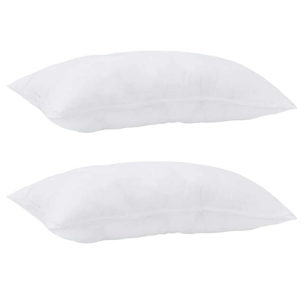 Bettdecke mit Kissen 3 pcs Weiß Mikrofaser