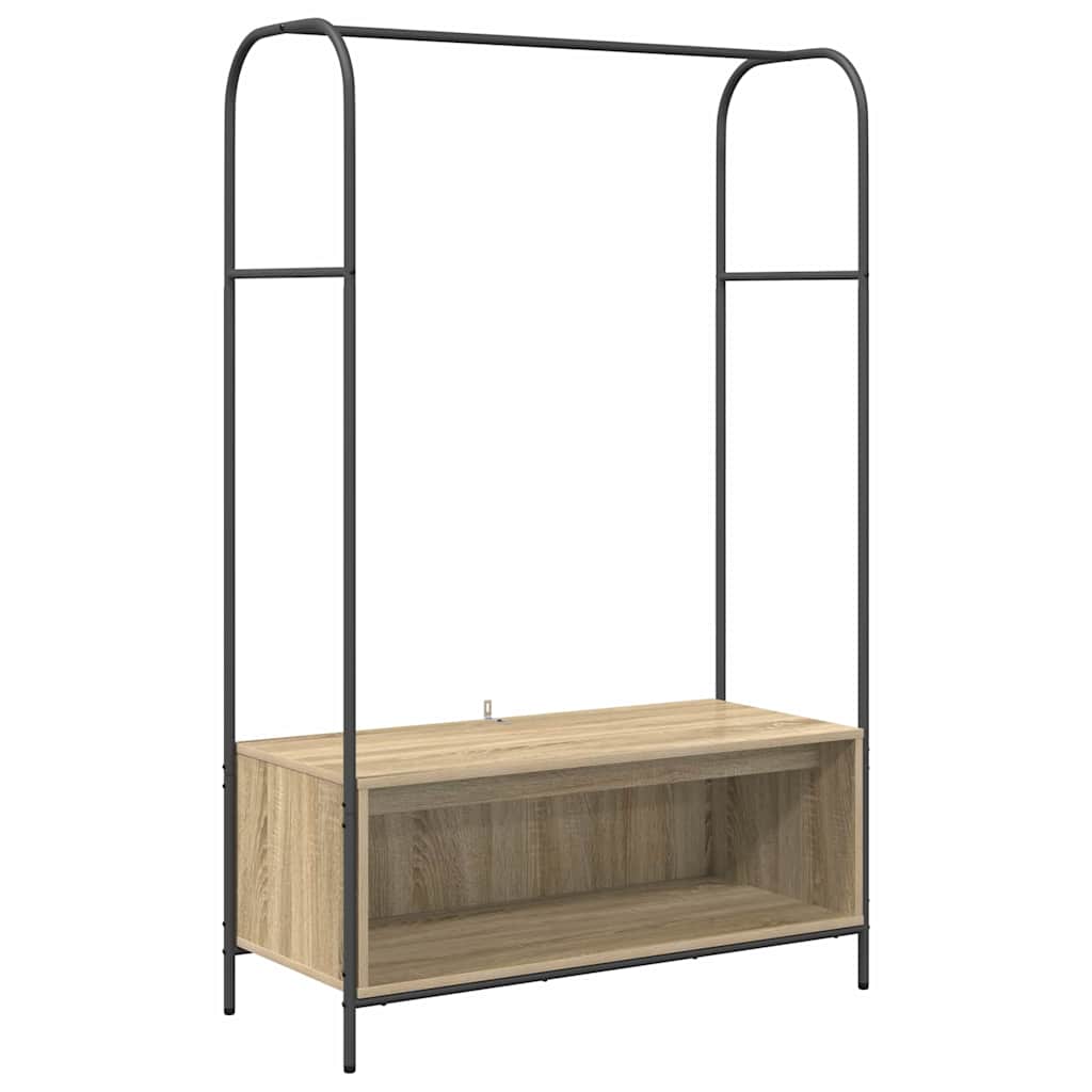 Kleiderständer Braun 100 x 44 x 160 cm Holzwerkstoff