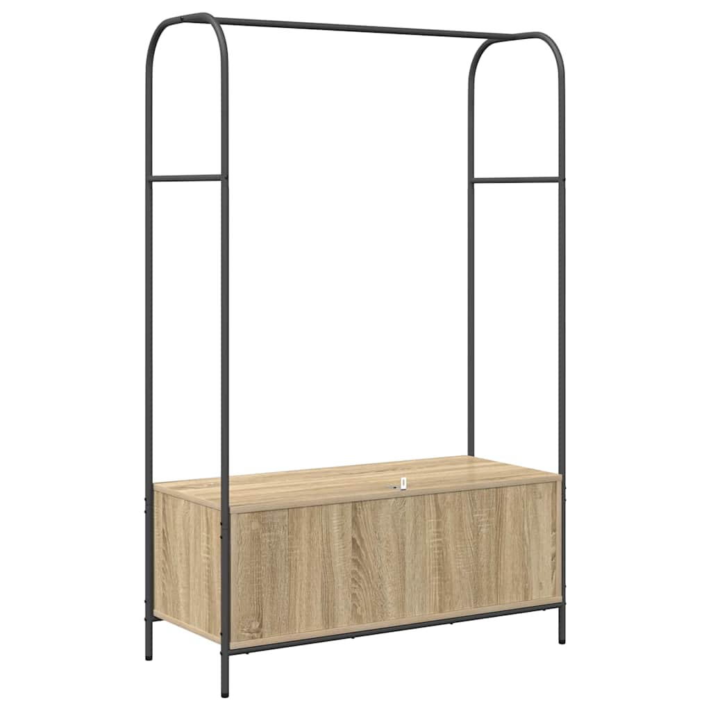 Kleiderständer Braun 100 x 44 x 160 cm Holzwerkstoff