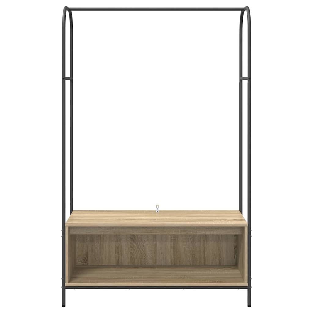 Kleiderständer Braun 100 x 44 x 160 cm Holzwerkstoff