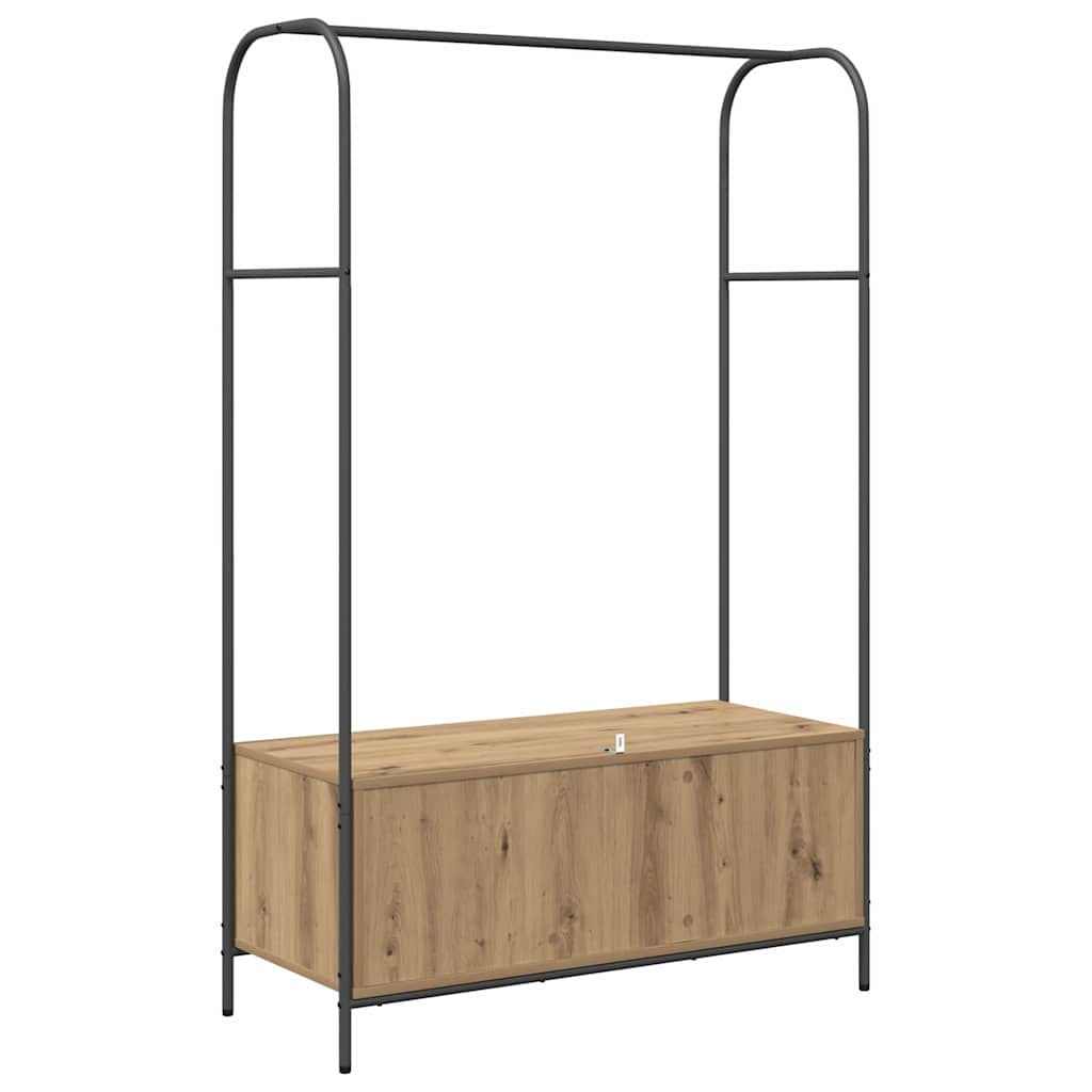 Kleiderständer Braun 100 x 44 x 160 cm Holzwerkstoff