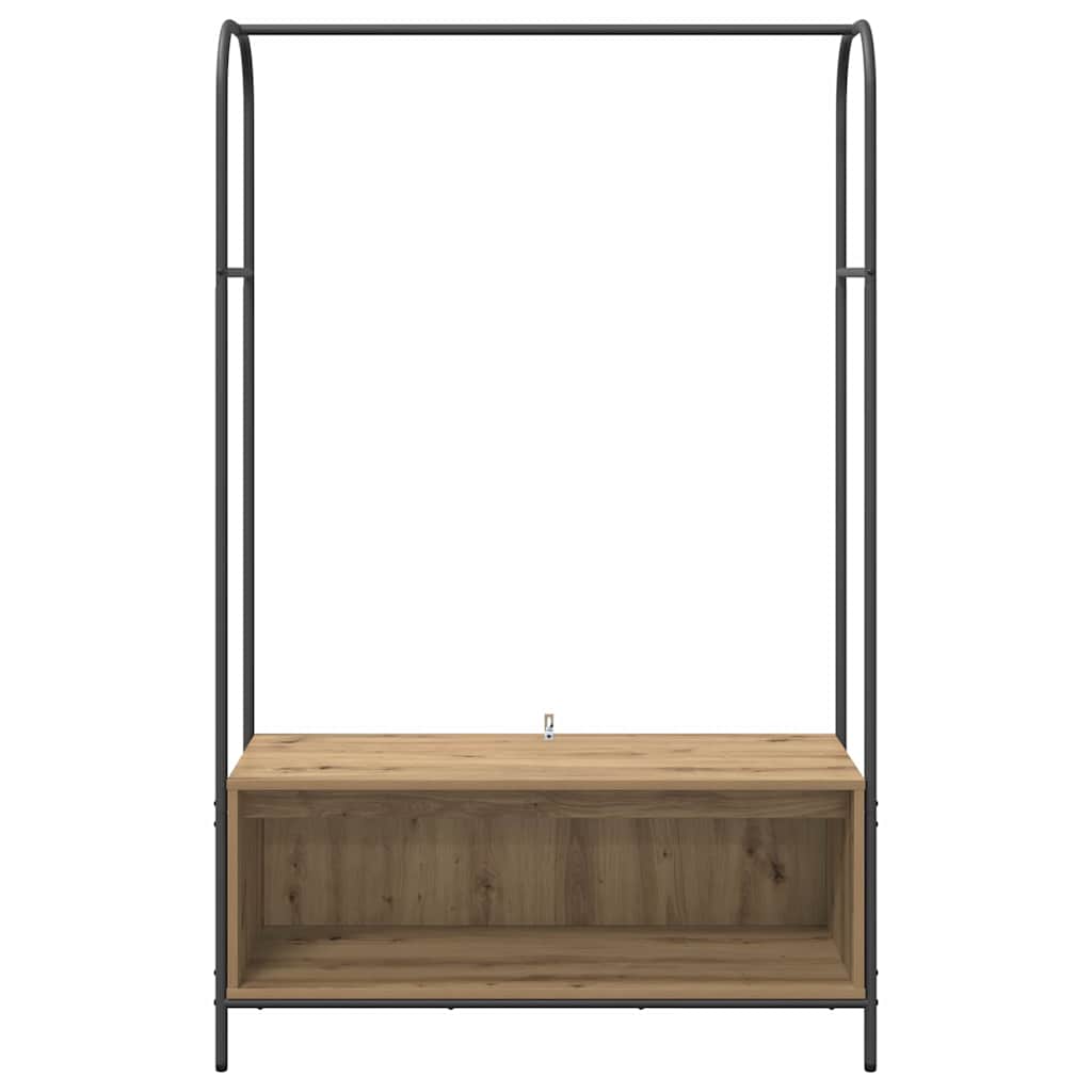 Kleiderständer Braun 100 x 44 x 160 cm Holzwerkstoff