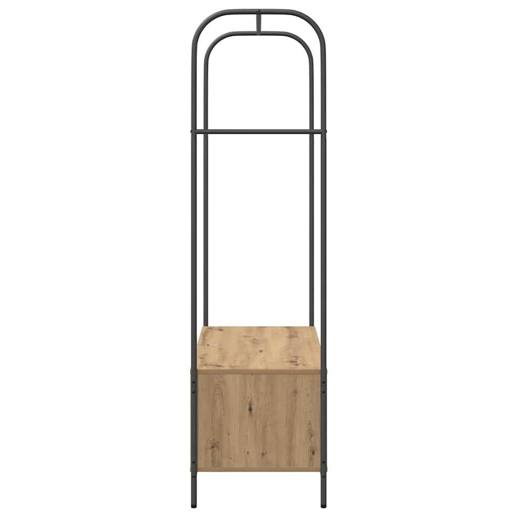 Kleiderständer Braun 100 x 44 x 160 cm Holzwerkstoff