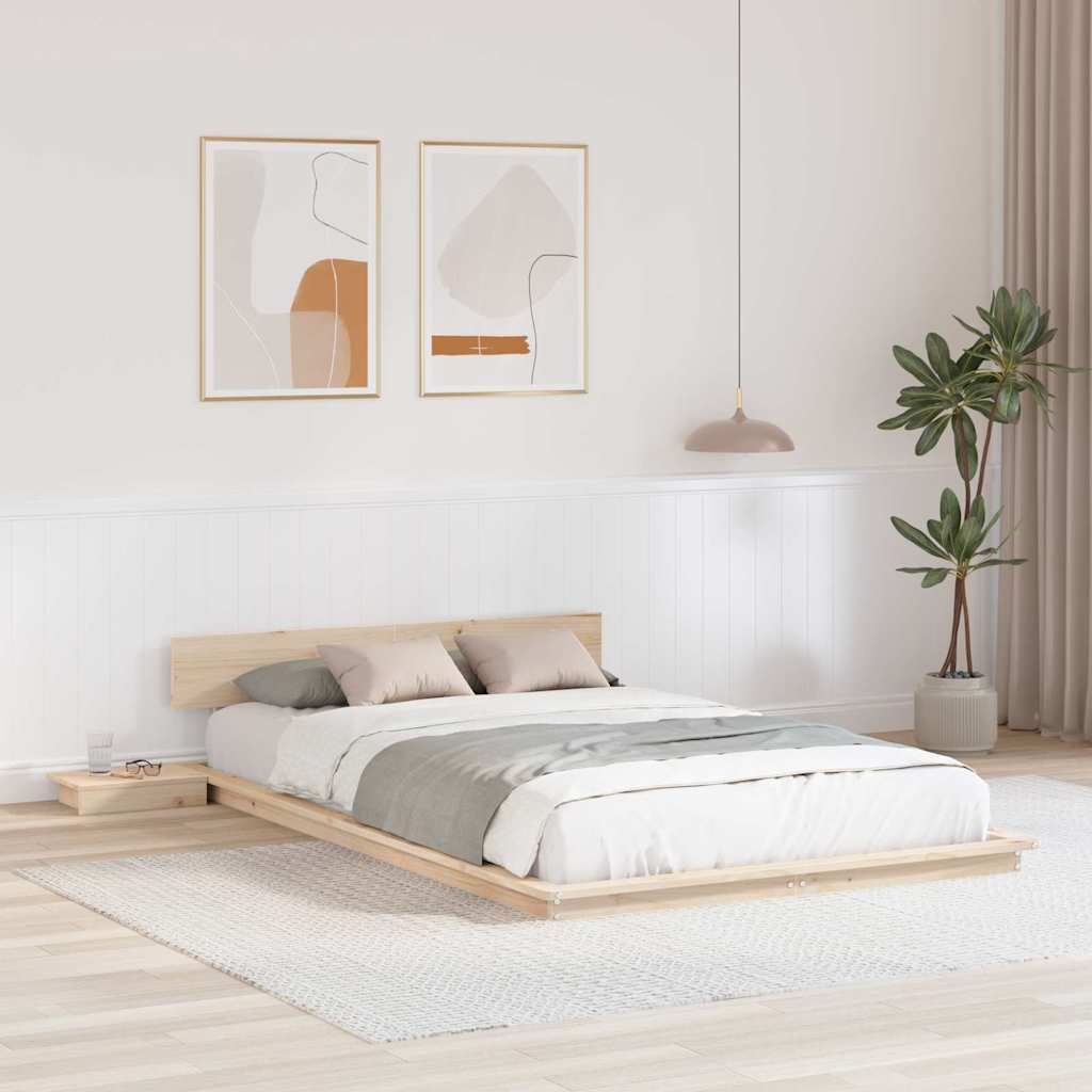 Bettgestell Braun 120 x 200 cm Holz