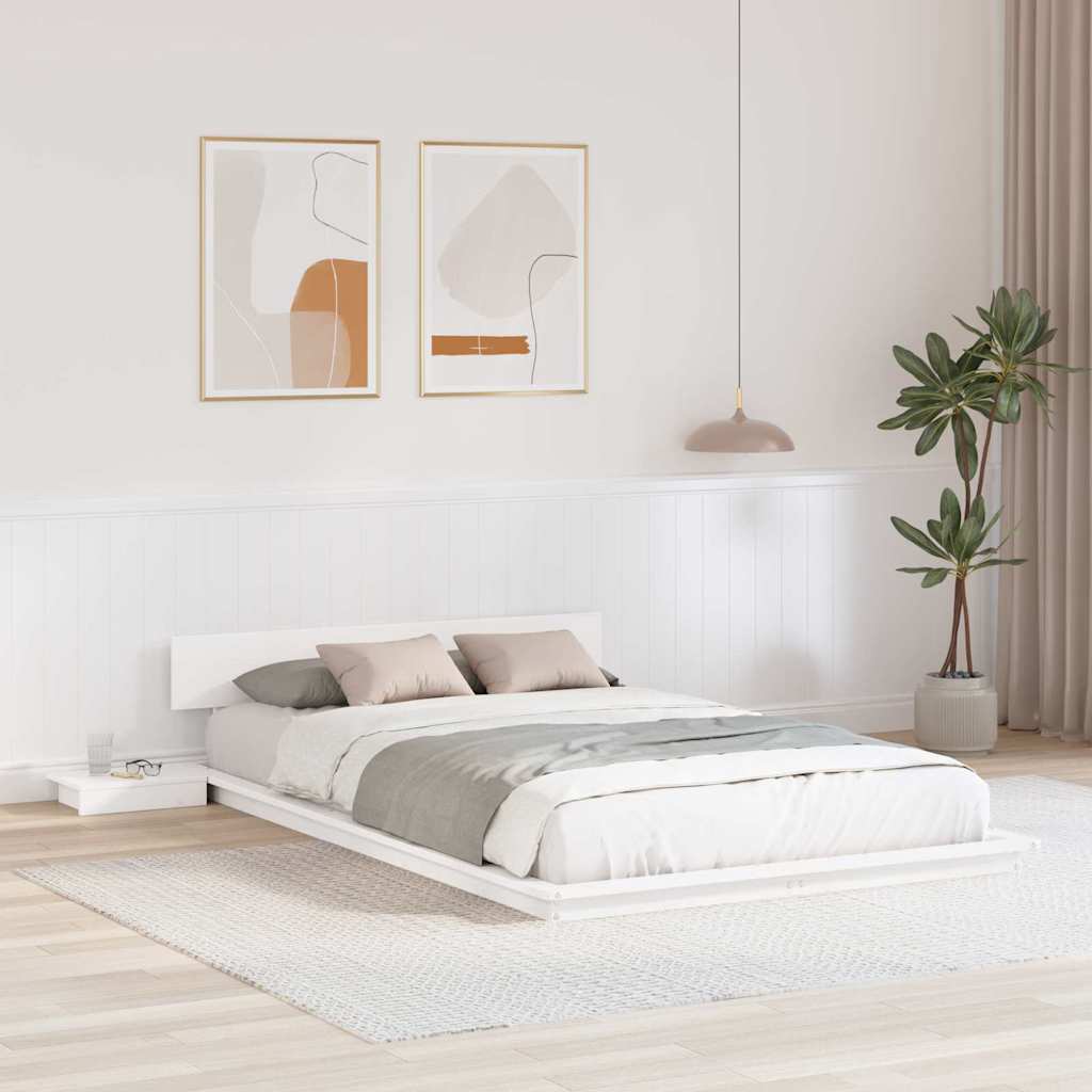 Bettgestell Braun 140 x 190 cm Holz