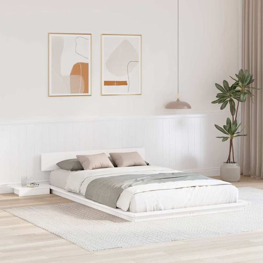 Bettgestell Braun 140 x 190 cm Holz