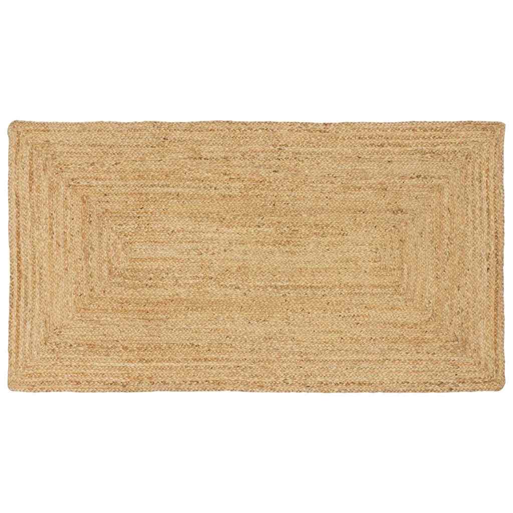 Teppich Beige 80 x 150 cm Jute