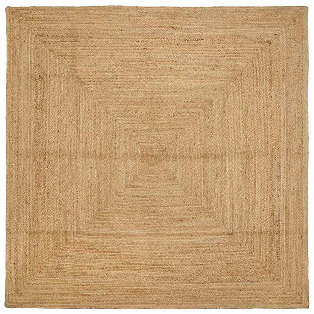 Teppich Beige 300 x 300 cm Jute