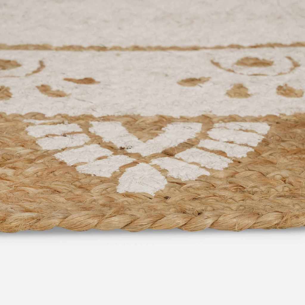 Teppich Braun 205 x 305 cm Jute