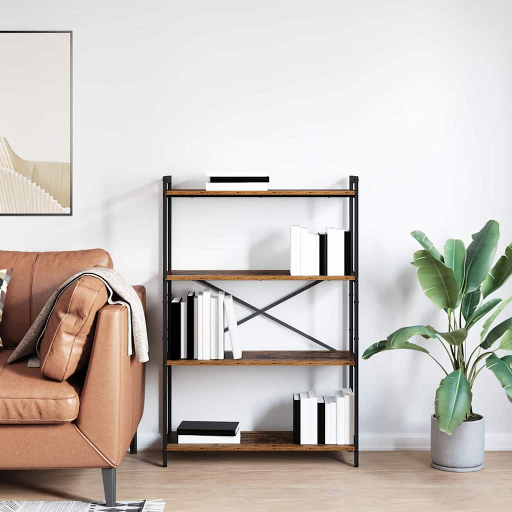 Bücherregal Altholz 80 x 30 x 118 cm Holzwerkstoff