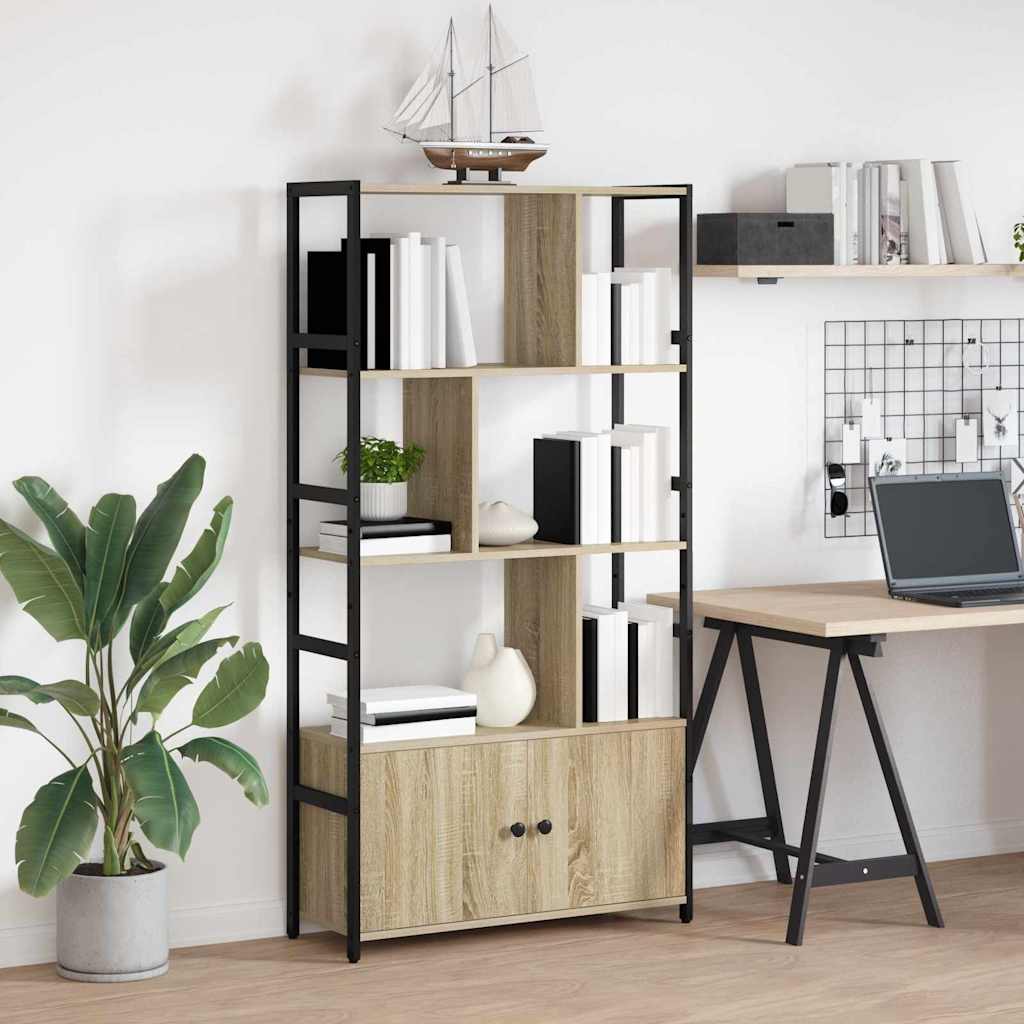 Regal Sonoma-Eiche 80 x 30 x 155,5 cm Holzwerkstoff