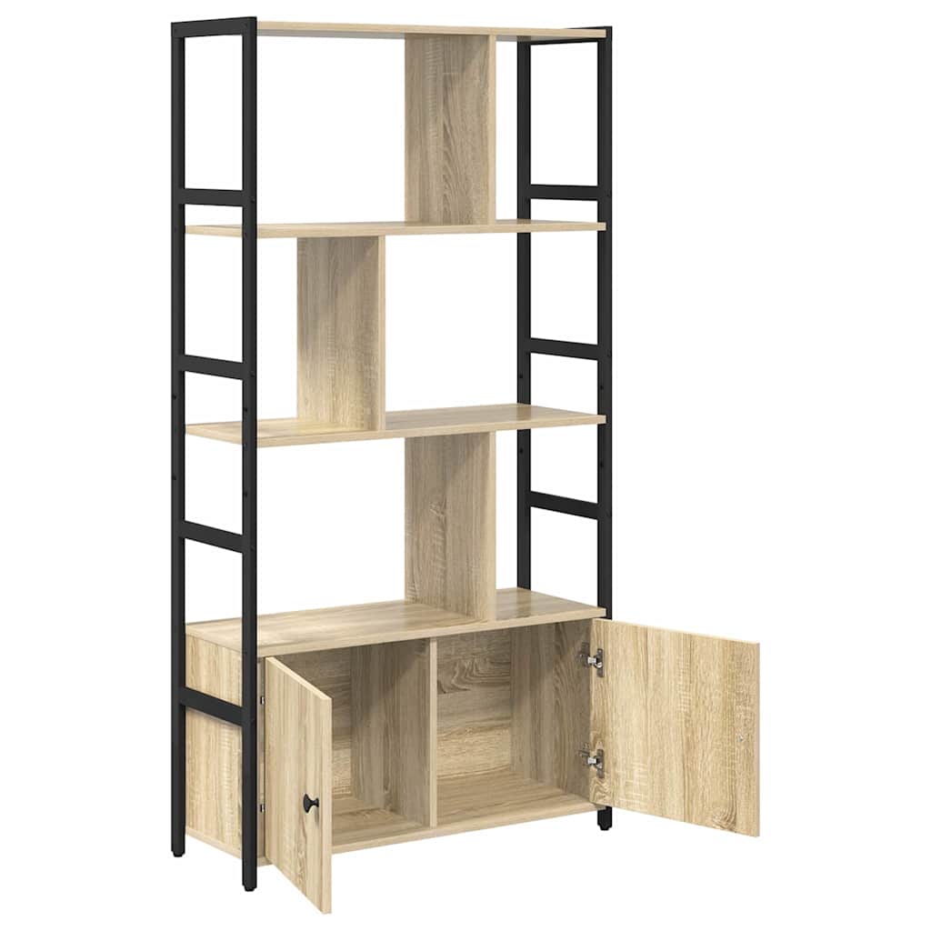Regal Sonoma-Eiche 80 x 30 x 155,5 cm Holzwerkstoff