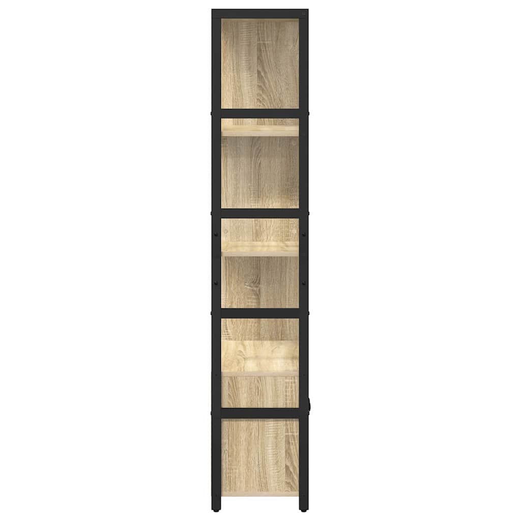 Regal Sonoma-Eiche 80 x 30 x 155,5 cm Holzwerkstoff