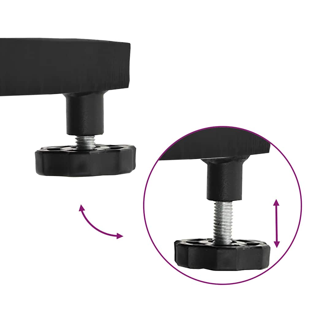 Sonnenschirmständer für den Außenbereich Verstellbar Schwarz