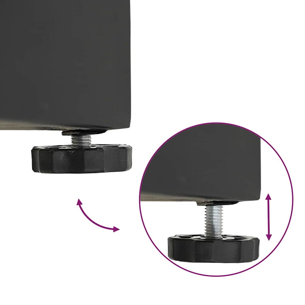 Sonnenschirmständer für den Außenbereich Verstellbar Schwarz