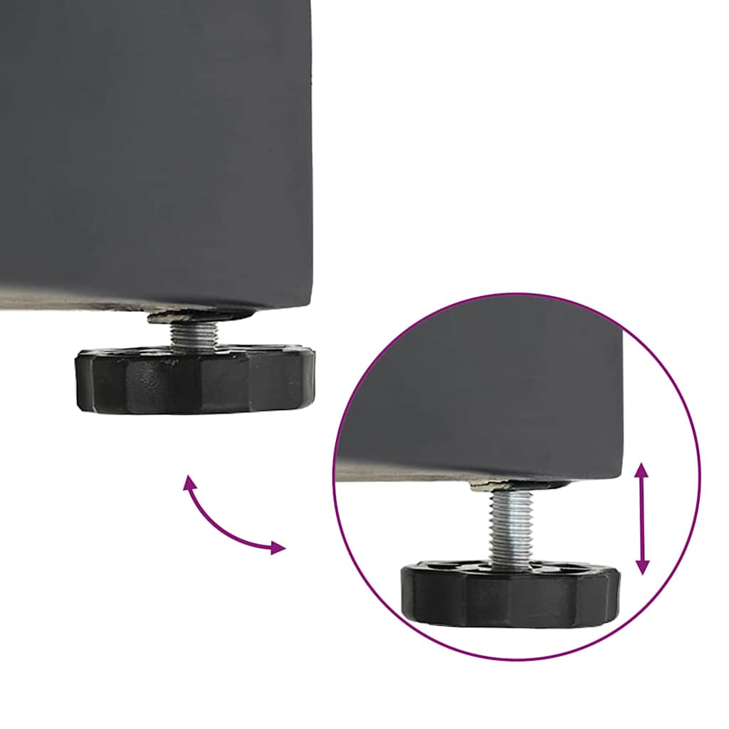 Sonnenschirmständer für den Außenbereich Verstellbar Dunkelgrau