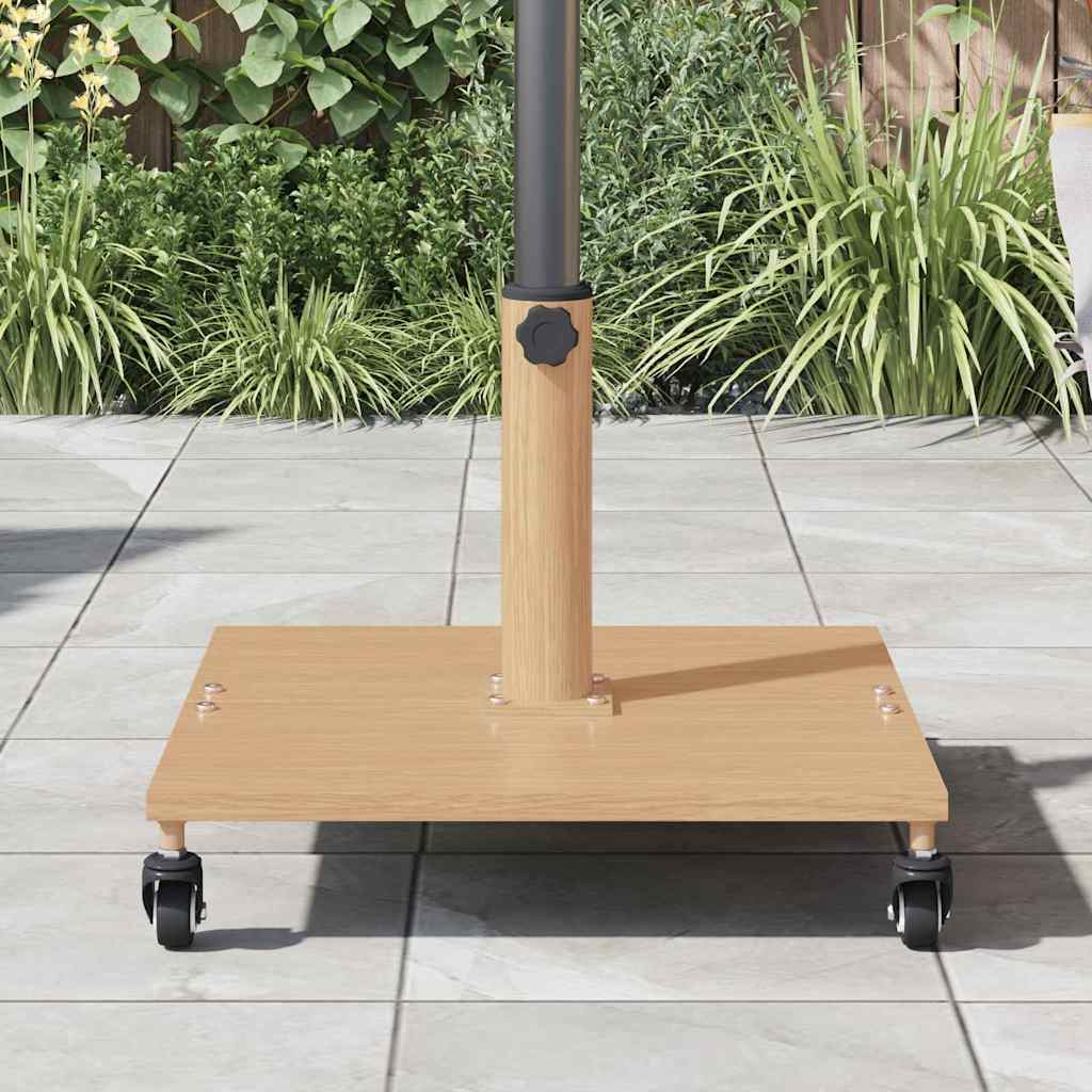 Sonnenschirmständer für den Außenbereich Helles Holz