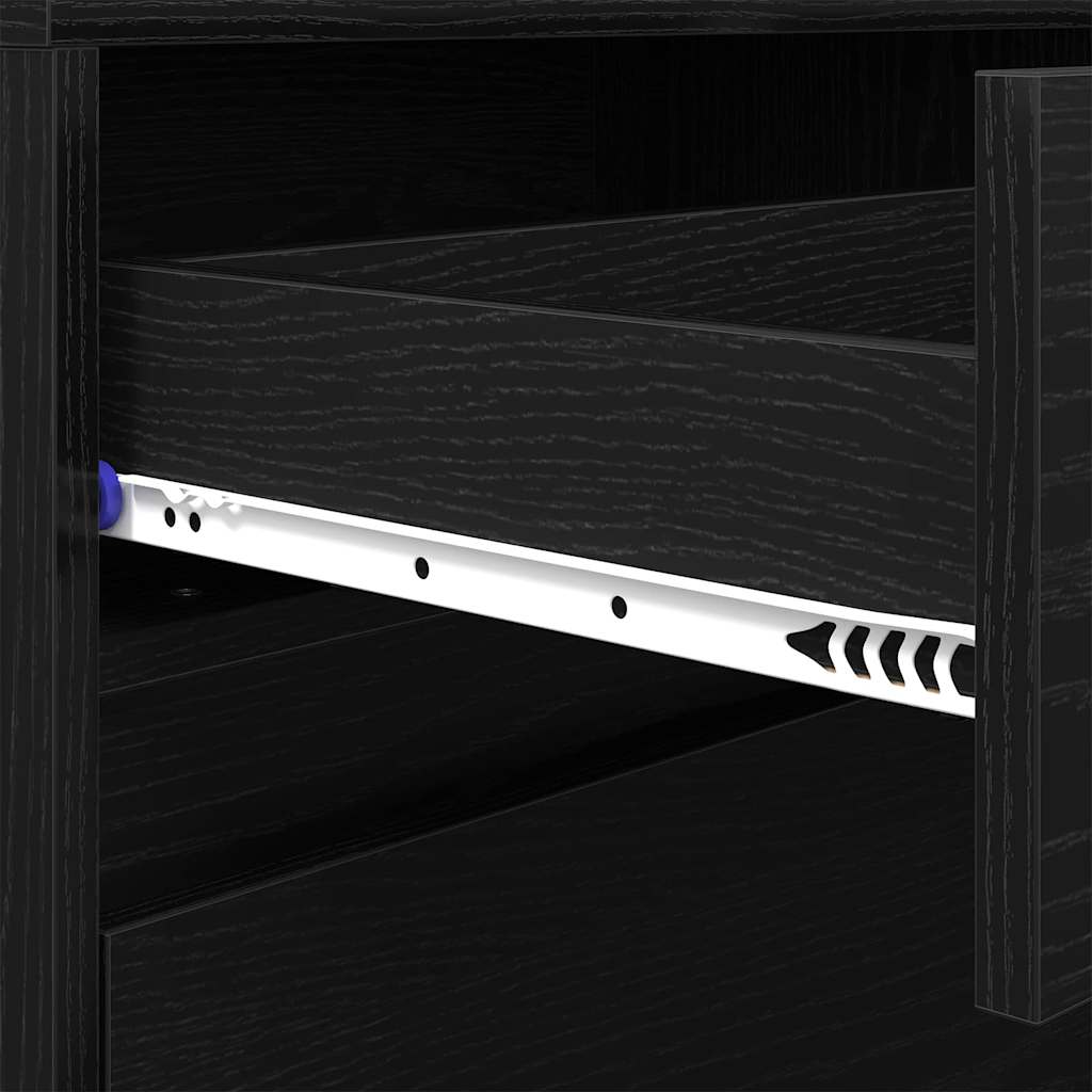 TV-Schränk Schwarz 182 x 34 x 50 cm