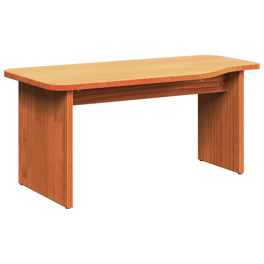 Couchtisch Wachsbraun 100 x 69 x 35.5 cm Massivholz Kiefer