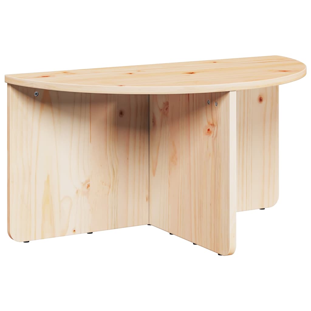 Couchtisch 2 pcs Natur 79 x 39,5 x 40 cm Massivholz Kiefer