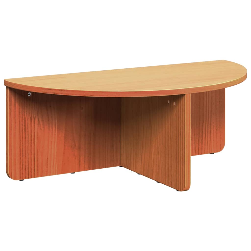 Couchtisch 2 pcs Wachsbraun 79 x 39,5 x 40 cm Massivholz Kiefer