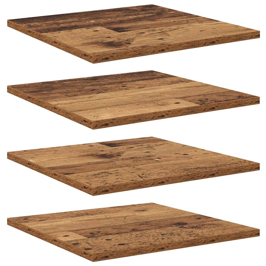 Regalbrett 4 pcs Braun 40 x 40 x 1,5 cm Holzwerkstoff