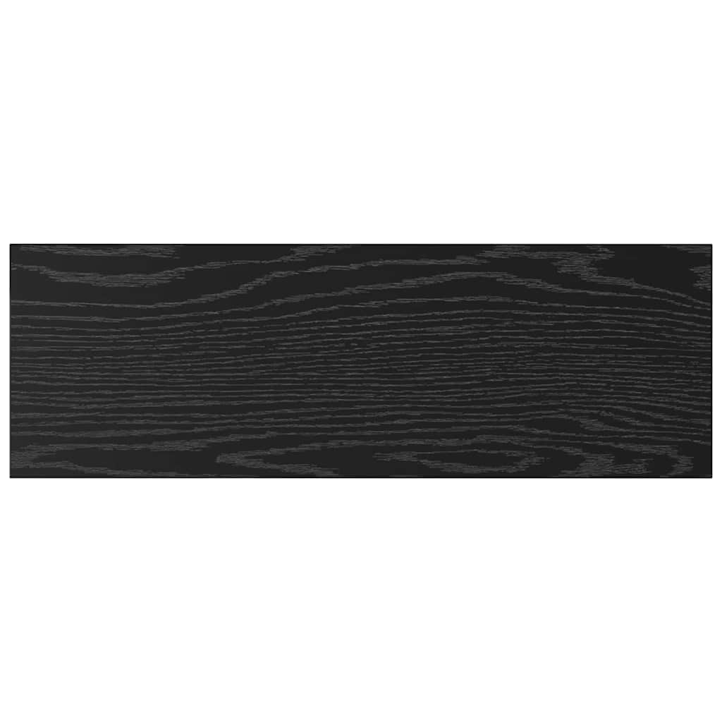 Regalbrett 4 pcs Schwarz 60 x 20 x 1.5 cm Holzwerkstoff