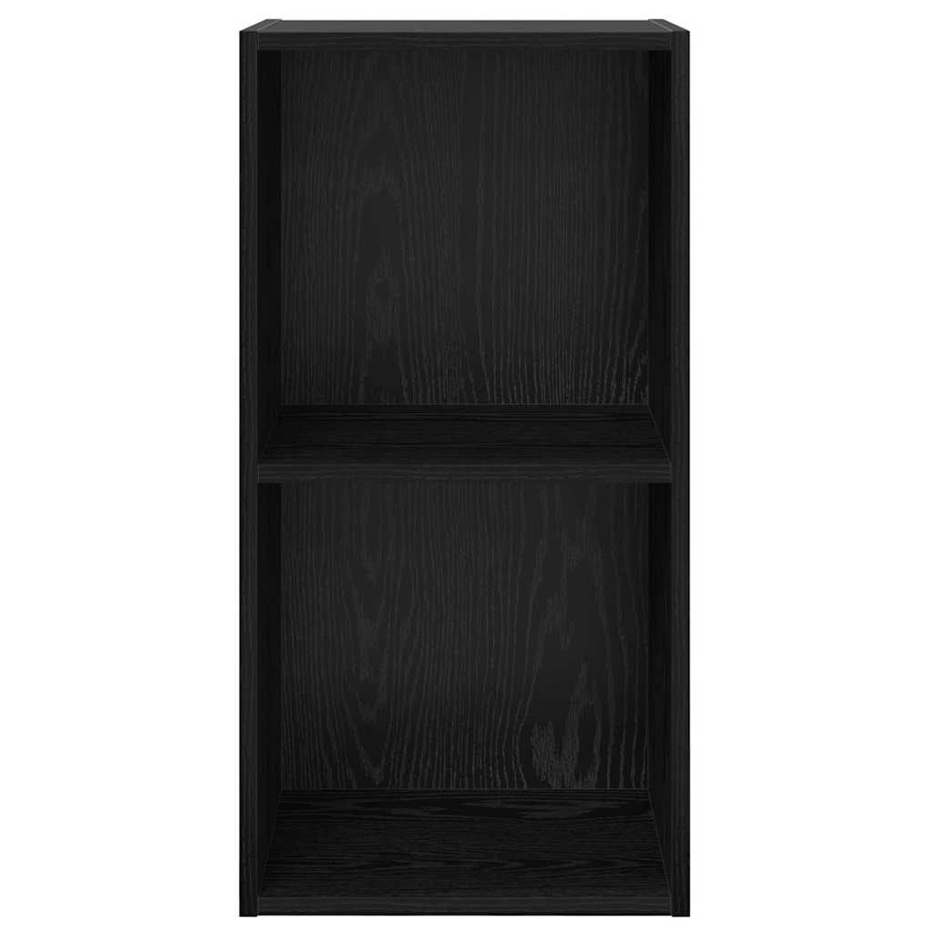 TV-Schrank Schwarz Eichen-Optik 37 x 37 x 72 cm Holzwerkstoff